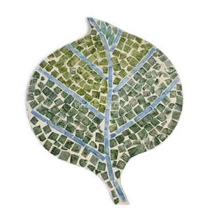 Assiette en nacre naturelle de luxe pour la décoration de table à manger et le service élégant à domicile en provenance du Vietnam - Product Image 2