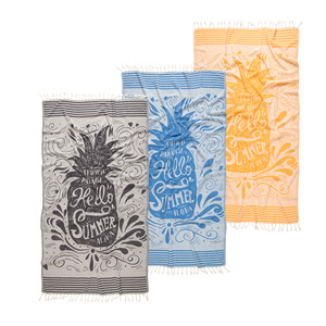 Hello-toalla azul turca 100% algodón, manta de playa para Picnic, cubierta de cama, Jacquard de uso múltiple - Product Image 1