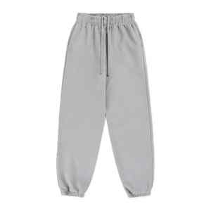 Custom Puff Print Sweat Joggers Hombres Plain Cotton Baggy Oversized Track Fleece Pantalones Bordados Stacked Blank Jogging Pantalones de chándal - Product Image 1