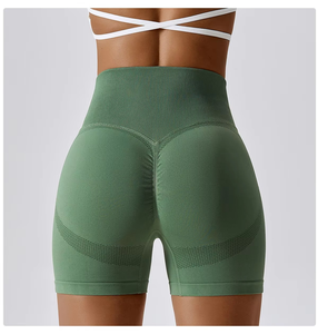 Short de yoga personnalisé pour femmes avec ceinture confortable - Product Image 2