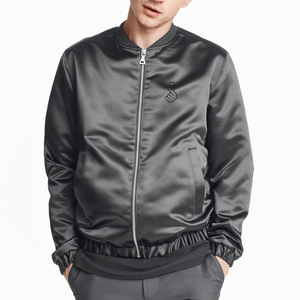 Top High Quality Latest Design Professional Men's Light <b>Weight</b> Denim Jacket <b>Stand</b> Collar Front Logo Hooded Breathable Winter - Product Image 5