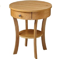 2023 <strong>Best</strong> <strong>Selling</strong> Product Wood Side Table With Safety Drew Kitchen Dining Table Tea Stand Living Room Decorative Centre Table