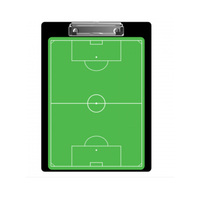 Tableau Tactique de Futsal en Acrylique le Plus Vendu – Outil d'Entraînement pour Équipe, Effaçable avec Porte-Stylo, Taille et Couleur Personnalisables, Logo Personnalisé