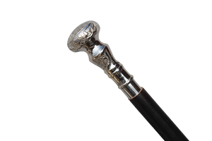 Precios de fábrica directos 100% Bastón de caminar de madera duradero hecho a mano con mango de metal moderno y Punta de goma al aire libre de la Use-WOODY24INTO7 - Product Image 3