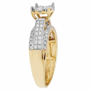 925 <b>Silver</b> Wide Band 1.8 CT Moissanite Diamond Wedding <b>Ring</b> for Women Iced Out <b>Statement</b> Jewelry Engagement Party Gift India - Product Image 5