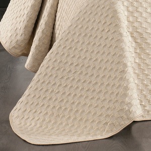Juego de Ropa de Cama Guzide ELI T Cappuccino de 4 Piezas, Personalizado, Clásico, de Lujo, 100% Chenilla Orgánica, Tejido a Rayas, Lavable, Antipolvo - Product Image 5