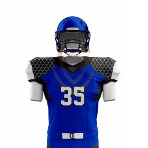 Uniforme de Fútbol Americano Personalizado 2025, Talla Grande, 100% Poliéster, Manga Corta, Transpirable, Alta Calidad, OEM - Product Image 4