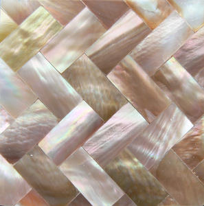 Azulejo de concha tejido de nácar elegante concha de mar Natural losa de fregona cocina baño Villa piso - Product Image 3