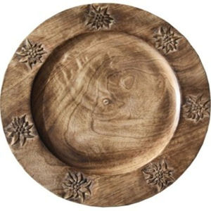 Assiettes de présentation rondes en bois de qualité supérieure pour mariages, fêtes, événements et décoration de table à domicile à bon prix - Product Image 3