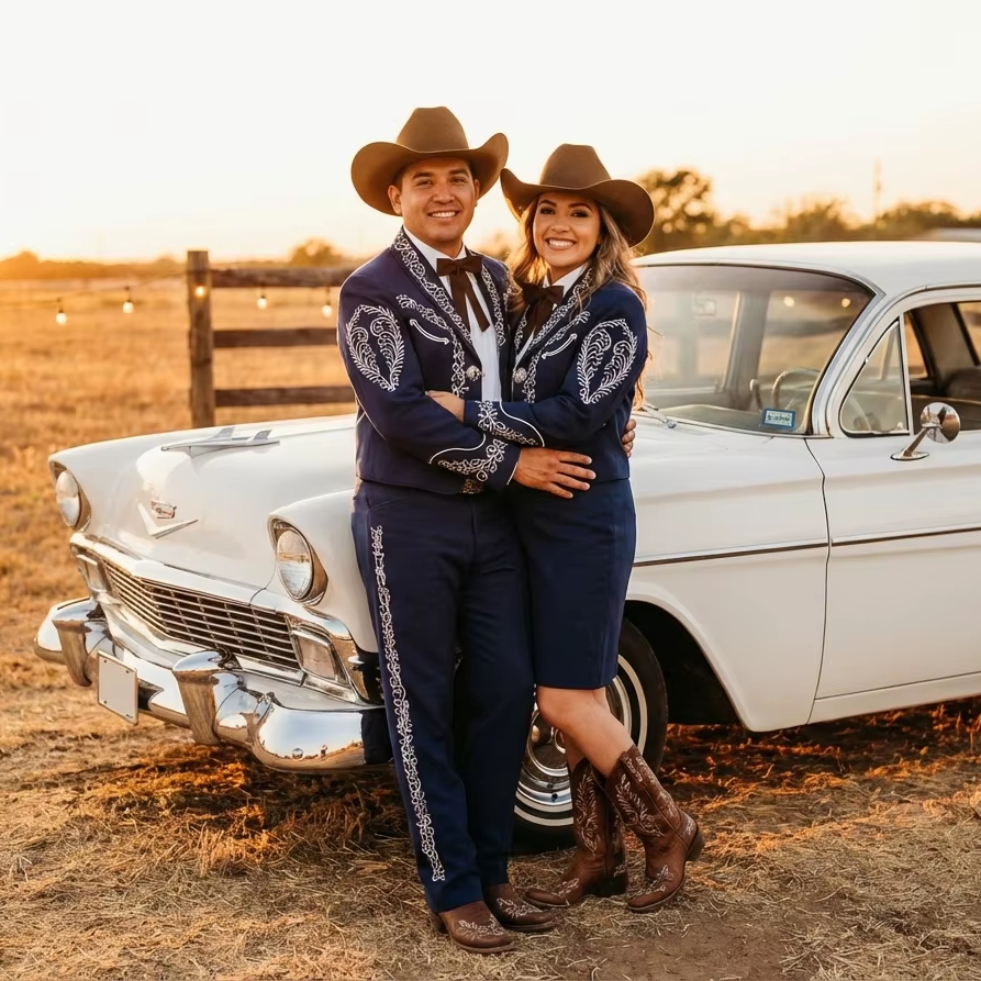 formal couple dress Matching Attire for Couples: Wedding Outfit Coordination Guide