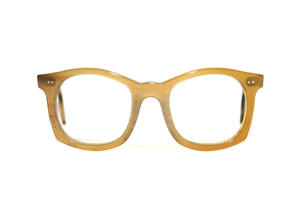 Monture de lunettes en corne de buffle de forme classique, design unique - Product Image 2