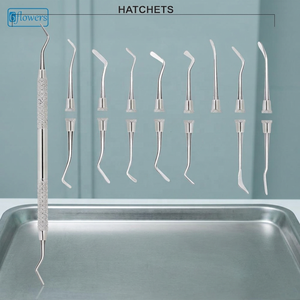 Sixflowers – Ensemble d'achets dentaires en acier inoxydable, instruments manuels pour le nettoyage et le remplissage dentaire, certifié ISO 9001:2015 Classe I - Product Image 2