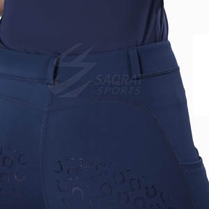 Pantalones de Equitación para Mujer con Tela Elástica Cómoda, Pantalones de Montar a Caballo Personalizados con Diseño de Asiento Completo - Product Image 4