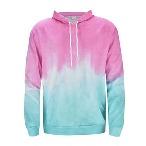 เสื้อฮู้ดแบบผูกหลากสีสำหรับผู้ชายบริการ OEM แบบกำหนดเองได้ - Product Image 3