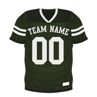 Maillots de football américain pour hommes, style le plus récent, séchage rapide, spandex/coton respirant, manches courtes, col en V, logo Star Works sur le devant