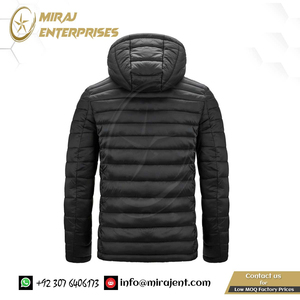 Nueva Parkas gruesas de algodón con capucha de otoño para hombre, chaqueta delgada informal a la moda, abrigo para hombre, venta al por mayor, chaqueta impermeable cálida para hombre 2020 - Product Image 4