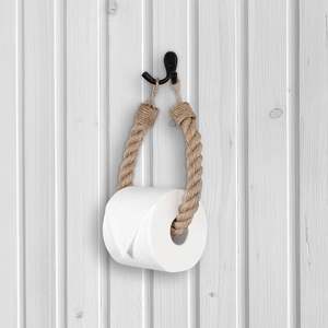 Eco-friendly Modern Rope Tissue Roll <b>Holder</b> Premium Quality Top Selling <b>Metal</b> Hook Hanger Rope Tissue <b>Holder</b> - Product Image 2