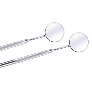 Miroir dentaire professionnel de qualité supérieure, prix de gros, best-seller, manche en acier inoxydable, poignée ergonomique manuelle, qualité A+ - Product Image 2
