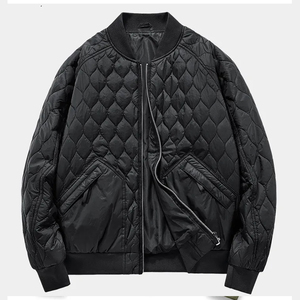 Veste matelassée noire à capuche en toile chaude d'hiver personnalisée, nouvelle arrivée 2022, vente chaude, antibactérienne, de haute qualité pour hommes - Product Image 1