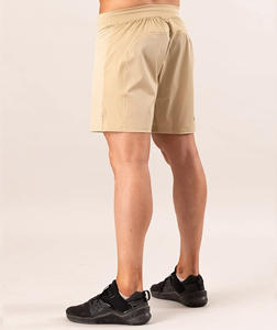 Pantalones cortos de playa lisos informales de lujo para hombre 2026, pantalones cortos deportivos de verano personalizados con cintura elástica transpirable de mar OEM - Product Image 6