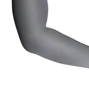Manguito de brazo personalizado, estampado, adelgazante, de tela de seda helada UPF 50+, de secado rápido, transpirable, para deportes, ciclismo, pesca y protección solar, de color liso. - Product Image 4