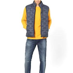 Veste sans manches en gros léger décontracté doudoune hiver chaud noir Polyester gilet homme sans capuche - Product Image 2