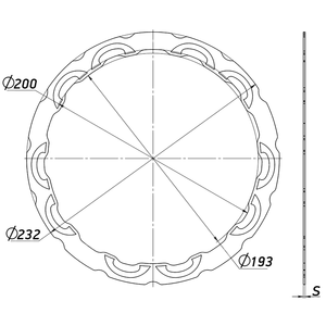 ผ้าเบรก ZF03LHC สำหรับ ZF 6HP19, 245 มม. HC (ไฮคาร์บอน) - Product Image 2