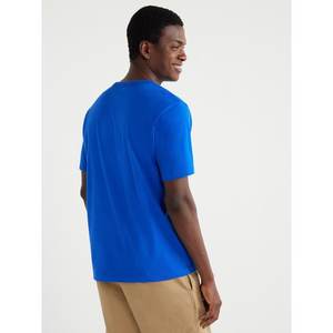 Beige 300g Camiseta de manga corta de algodón pesado Verano Cuello redondo Camisa suelta y base para hombres Mujeres Camiseta básica - Product Image 2