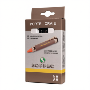 Porte-craie SOPPEC 120 mm pour craies rondes/carrées, lot de 3 pièces par boîte - Product Image 3
