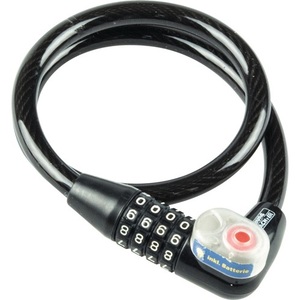 BURG-WCHTER ตัวล็อคจักรยานแบบล้อคู่ ความยาว 65 ซม. ลูกกลิ้ง 4 ตัว เส้นผ่านศูนย์กลางเชือก 12 มม. - Product Image 1