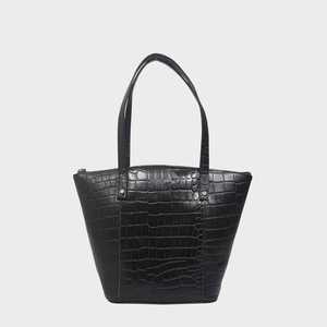 Premium Two-Toned Polished Geometric Genuine Leather Customizable Bucket Bag Vintage Bohemian Tassel Top Indian Supplier - Product Image 1