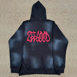 2025 Unisex Heavyweight 100% Sudadera con capucha de algodón Nuevo equipo de invierno bordado personalizado de moda para hombres Impresión digital - Product Image 2