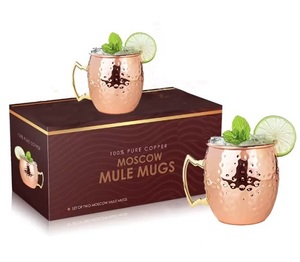 <b>Moscow</b> <b>Mule</b> copper <b>mugs</b> for wholesale gifting and branding customized <b>moscow</b> <b>mule</b> <b>mug</b> with gift box - Product Image 4
