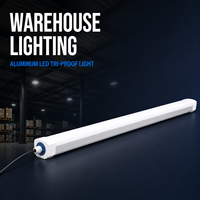 Nouvelle Arrivée Promotionnelle : Projecteur LED Tri-Proof IP65 pour Habitation, Lampe 1200mm, Corps en PC Durable, Angle de Faisceau 120°, Usage Commercial, Haute Puissance 18W-48W