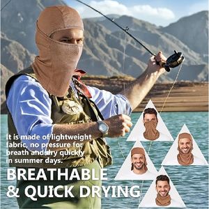 2025 Nueva sublimación pasamontañas cara protección UV esquí sol capucha poliéster hecho al aire libre hombres y mujeres pasamontañas - Product Image 5