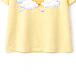 T-shirts pour garçons et filles, 100% coton, doux, manches courtes, haut décontracté, respirant, tee-shirt d'été, 100% confortable, léger - Product Image 4