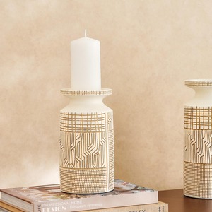 Elegant Silver <b>Candle</b> Holder Stylish Decorative Accent for Table Centerpiece Romantic Lighting Cozy Home and Festive Decor - Product Image 5