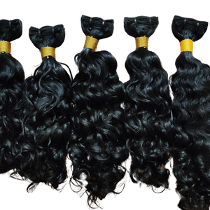 Vendedores al por mayor Extensiones de cabello largo de trama de piel Remy humana 100% de doble dibujo Cabello virgen Oscuro - Product Image 5