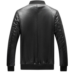 Autumn Men's High Quality Sheep Skin Leather Jacket Casual Baseball Collar Style Fashionable Thin Motorcycle Coat Clothing - Product Image 6