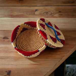 Charmant panier à herbe Sabai en osier multi-fonctionnel robuste et durable avec couvercle organisation soignée au design compact pour la maison - Product Image 6