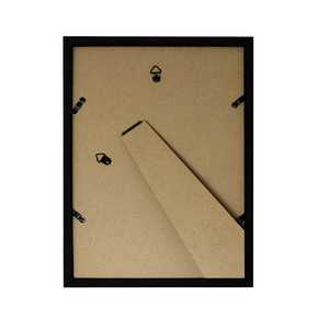 Marco de Madera Clásico y Sencillo para Póster, 21 x 29.7 cm (DIN A4), para Colgar en la Pared, con Superficie Pintada en Negro, Estilo Natural - Product Image 1