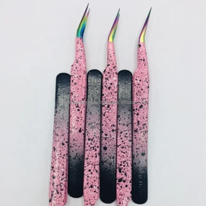 Pinces à épiler professionnelles pour extensions de cils 3D, choix des clients, antistatiques, antimagnétiques, durables, précision, acier inoxydable, lisses - Product Image 1