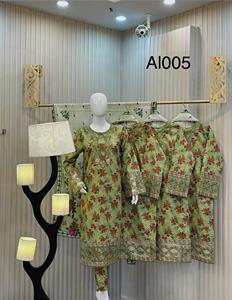 SSumaira Collection Brodé Khaddar 3 Pièces Plazo Salwar Kameez Costume Collection Hiver, Disponible en 4 Couleurs - Product Image 2