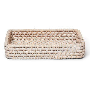 Producto estándar superior caña de mimbre Wiwin yute bandeja para servir con asas tejidas a mano redondas biodegradables artículo de regalo decorativo para el hogar - Product Image 4