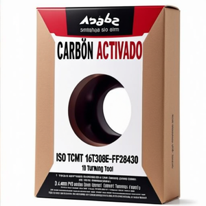 Inserto de Torneado Indexable con Recubrimiento PVD ISO TCMT 16T308E-FF2T8430 D.4.4mm, Paquete de 10 para Herramientas de Torneado - Product Image 2