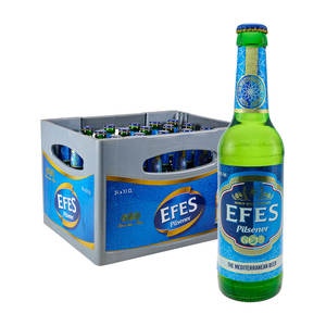 Birra Mediterranea <span class=keywords><strong>Efes</strong></span> Pilsener di Qualità Premium, Confezione da 24 (24 x 0,33 L) in Vendita a Prezzo Conveniente - Product Image 4