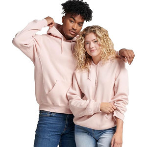 Jersey de forro polar de algodón blanco Sudadera con capucha Chaqueta Sudadera con capucha Sudaderas con capucha de gran tamaño Premium Heavyweight Liso Sudaderas con capucha - Product Image 5