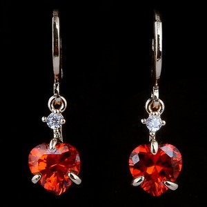 Pendientes Elegantes para Mujer - Rojos - Product Image 1