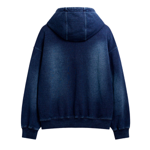 Sudadera con Capucha Personalizada de Felpa Gruesa Ecológica con Lavado Vintage para Hombre, Estilo Oversize con Hombros Caídos, Ideal para Invierno y Streetwear - Product Image 2