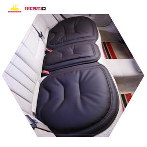 Coffee Cool <b>Car</b> Seat Cushion Pad Driver Wholesale ODM Nappa Leather Memory Foam Seat Cushions Pillow Ergonomic <b>Lumbar</b> Pillows - Product Image 1